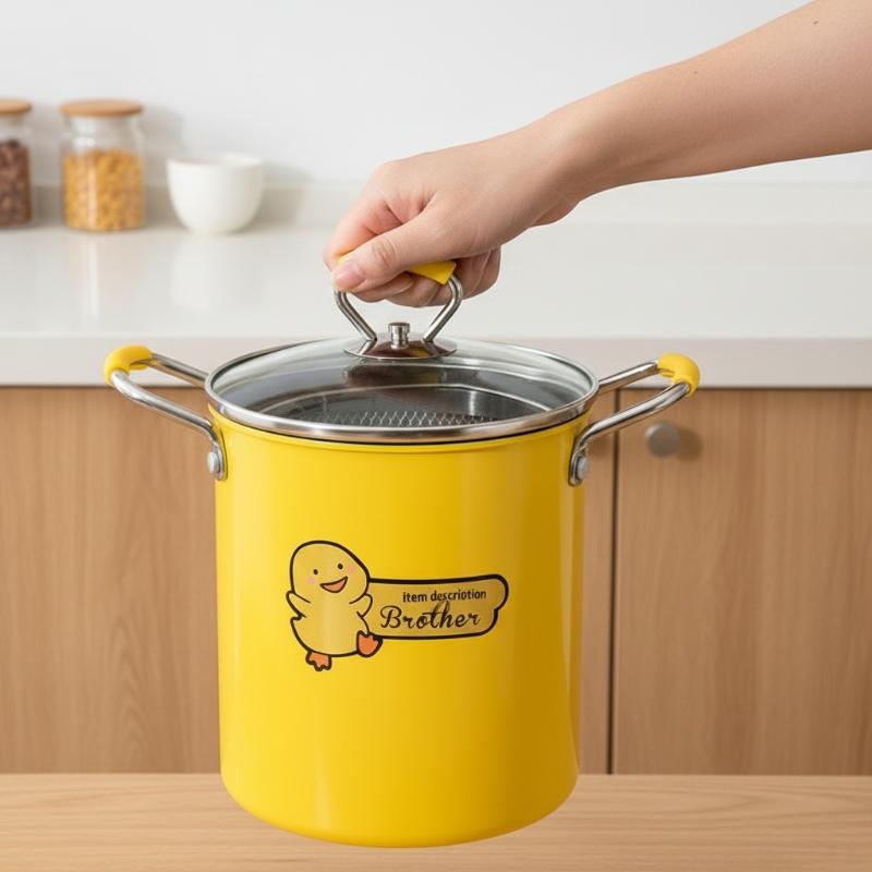 Kitchen Appliances In Japanese - 2/3L Derin Fritöz Tenceresi Paslanmaz Çelik