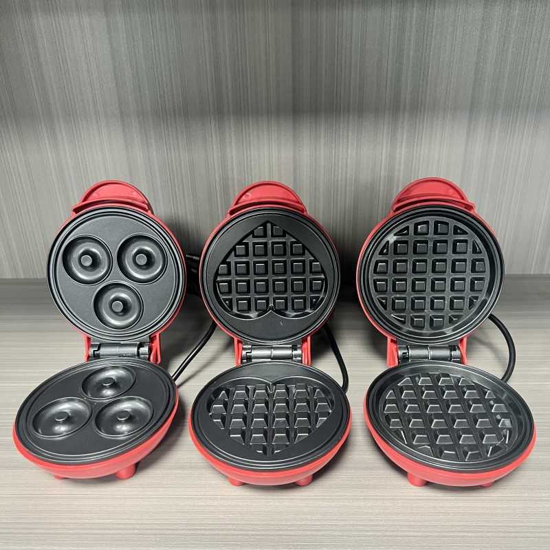 Sandwich Press Grill - Çok Fonksiyonlu Mini Kalp Şeklinde Waffle