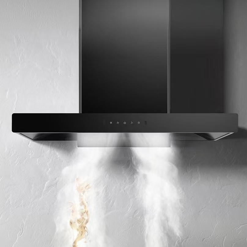 Kitchen Appliances High End - 900mm İngilizce Versiyonlu Cam Panelli Lüks