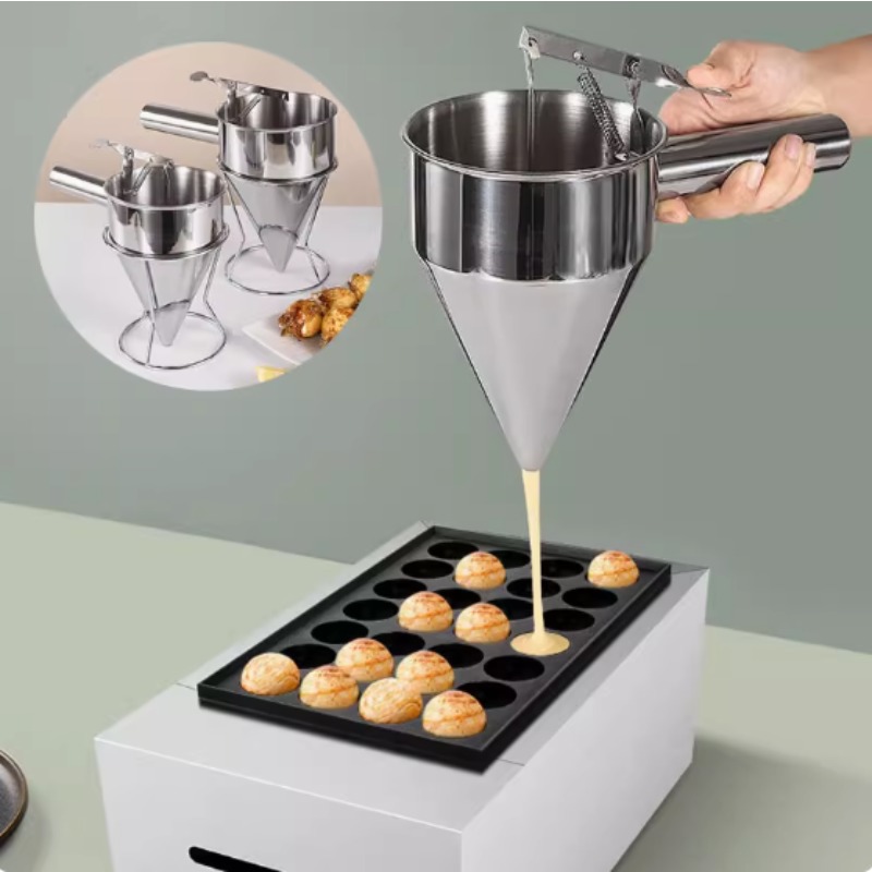 Kitchen Appliances On Sale - 600/1200ML Paslanmaz Çelik Sıvı Hunisi Dağıtıcısı,