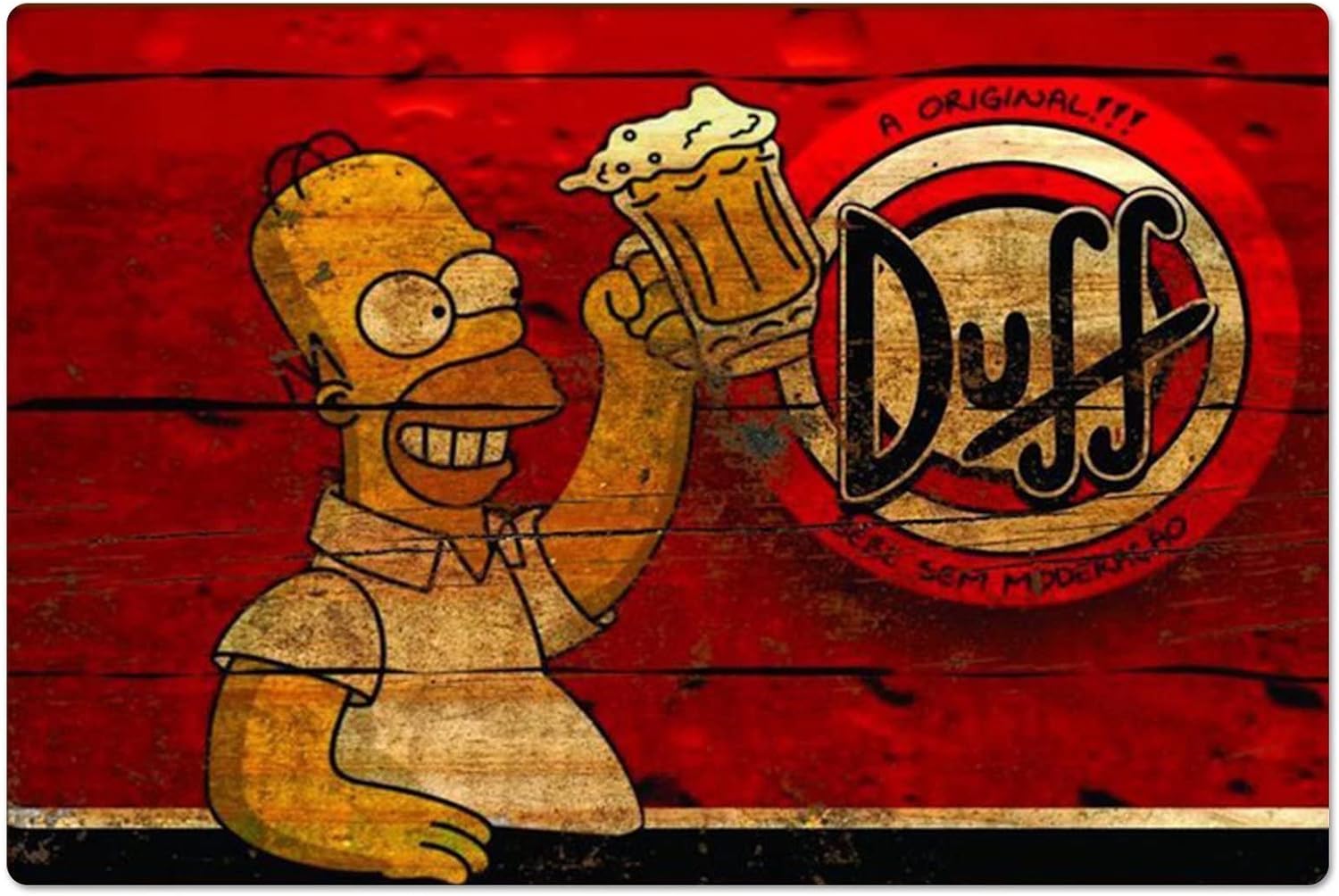 Kitchen Appliances Vintage - Retro Metal Poster Homer Duff Bira