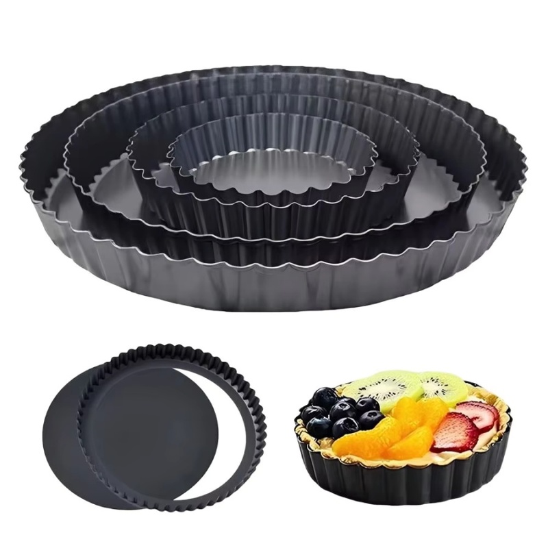 Kitchen Appliances For Baking - 1 adet çıkarılabilir alt yuvalı tart