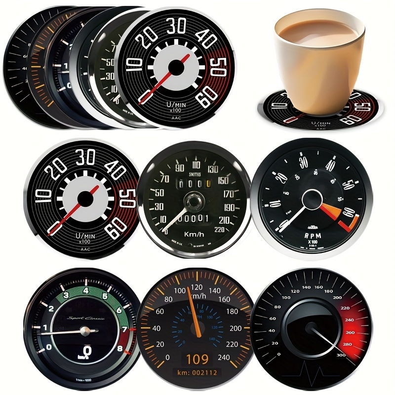 Kitchen Appliances Vintage - 2D 6 adet Retro Araba Dashboard