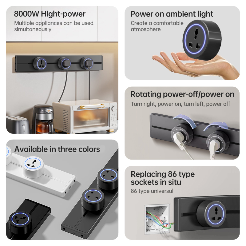 Raylı Priz US UN/USB Tip-C Duv - Kitchen Appliances High End incelemesi ve fiyatı