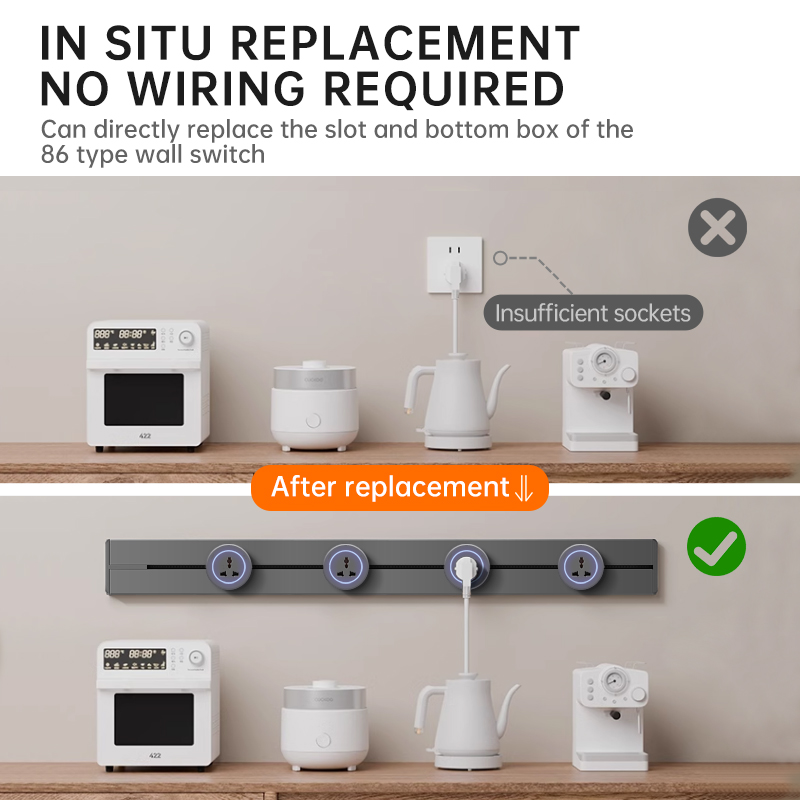 Raylı Priz US UN/USB Tip-C Duv - Kitchen Appliances High End incelemesi ve fiyatı