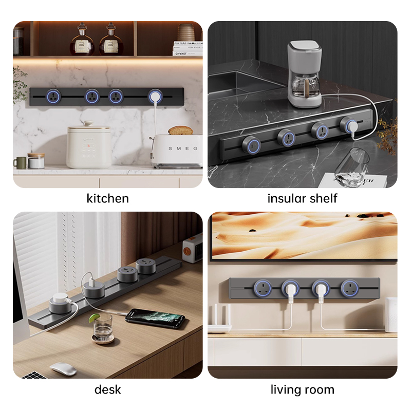 Raylı Priz US UN/USB Tip-C Duv - Kitchen Appliances High End incelemesi ve fiyatı
