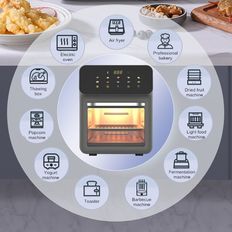 15L Görüntülü Hava Fritözü, Şe - Kitchen Appliances Oven incelemesi ve fiyatı