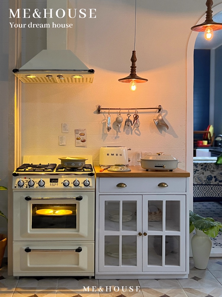 1:6 bebek evi Mini modeli mobi - Kitchen Appliances Oven incelemesi ve fiyatı