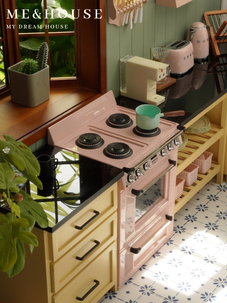 1:6 bebek evi Mini modeli mobi - Kitchen Appliances Oven incelemesi ve fiyatı