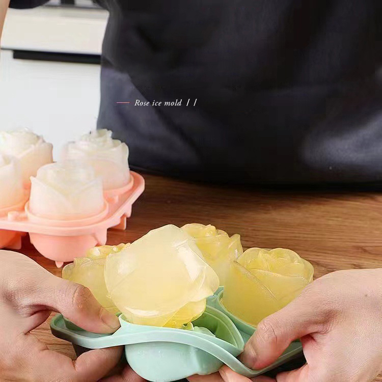 3D Gül Buz Kalıpları 4 Delik B - Kitchen Appliances On Sale incelemesi ve fiyatı