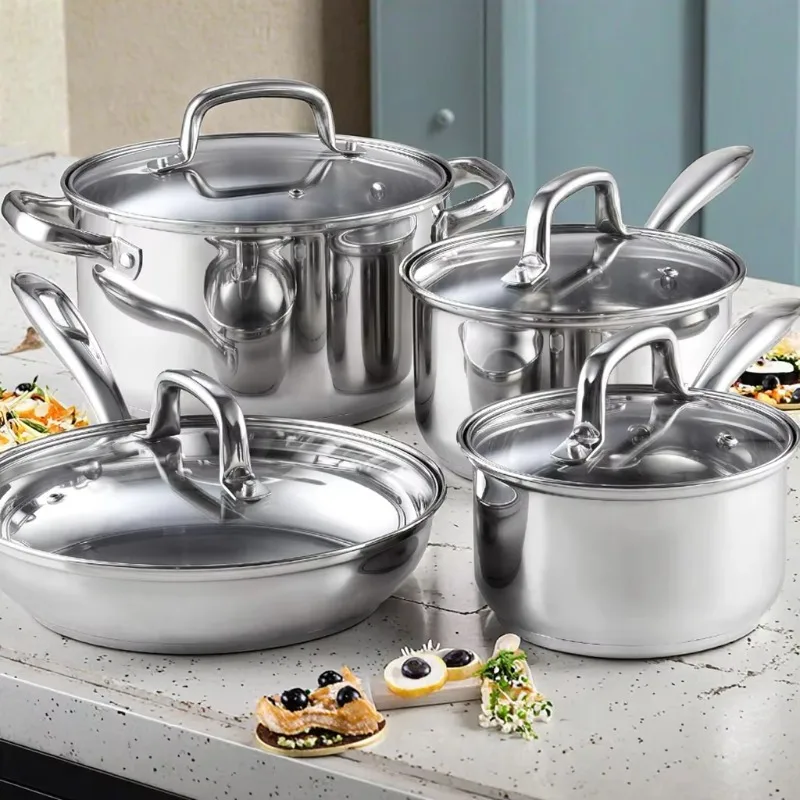 8 Parçalı yüksek kaliteli pasl - Kitchen Appliances Luxury incelemesi ve fiyatı