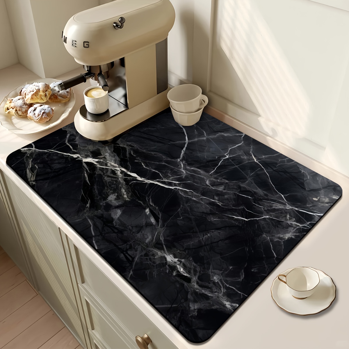 Lüks Mermer Desenli Emici Mat, - Kitchen Appliances Luxury incelemesi ve fiyatı