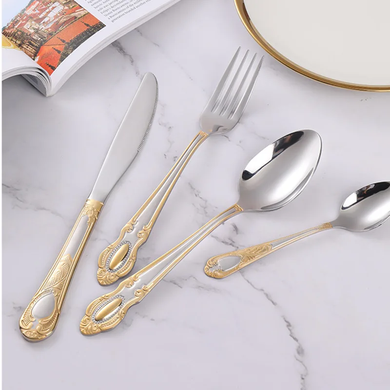 Altın Çatal Bıçak Takımı, Lüks - Kitchen Appliances Luxury incelemesi ve fiyatı