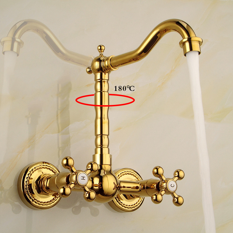 Lüks altın renk pirinç banyo m - Kitchen Appliances Luxury incelemesi ve fiyatı