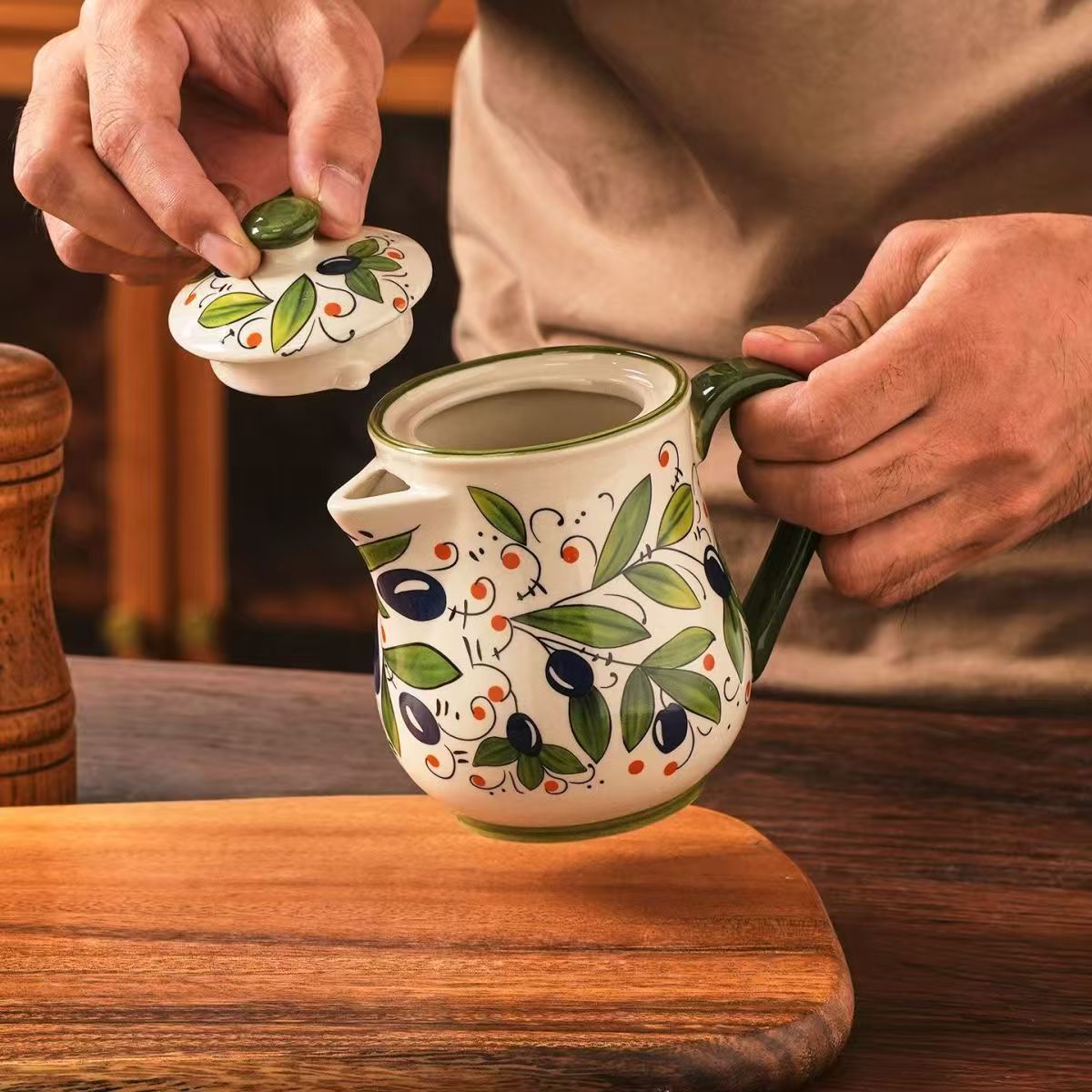 Zeytin Yeşili Seramik Çiçek De - Kitchen Appliances Vintage incelemesi ve fiyatı